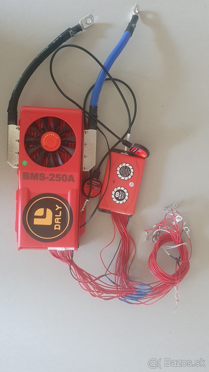 DALY BMS 200A s ventilátorom + aktívny balancér 1A - 6