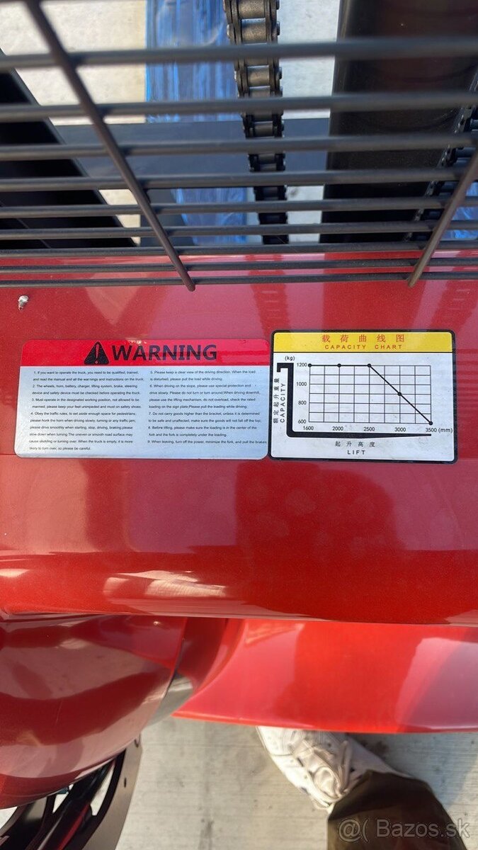 Elektricky paletovy vozik ps12l-16 (NEW) - 6