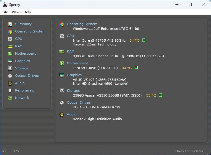Predám vylepšený počítač LENOVO ThinkCentre E73 SFF - 6