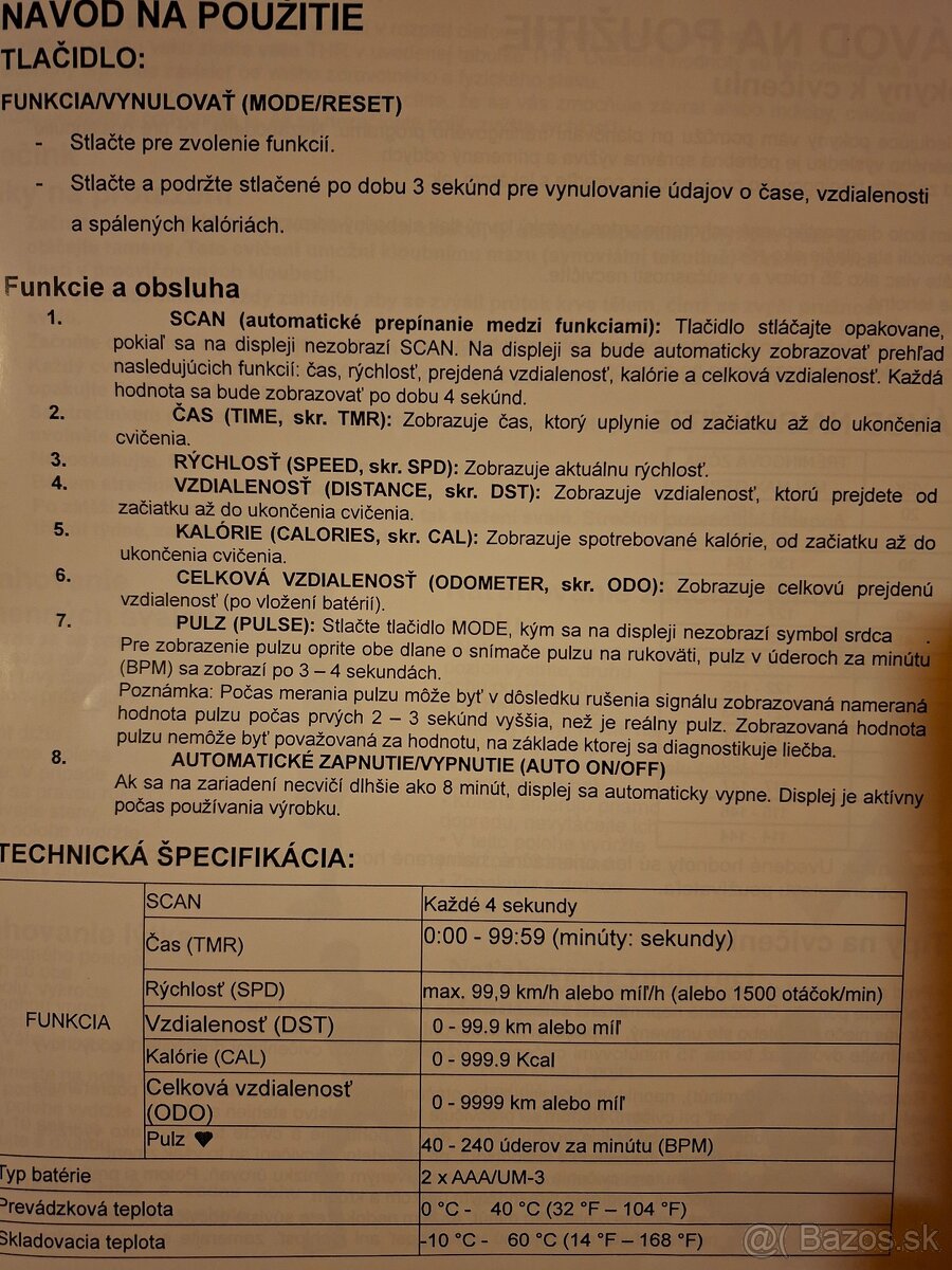 Magnetický crossový trenažér, orbitrek - 6