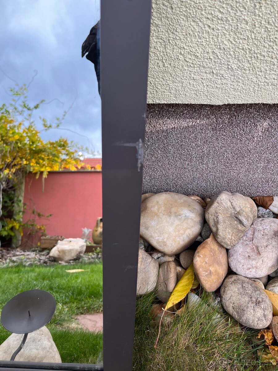 Zrkadlo s železným rámom so svietnikmi - 6