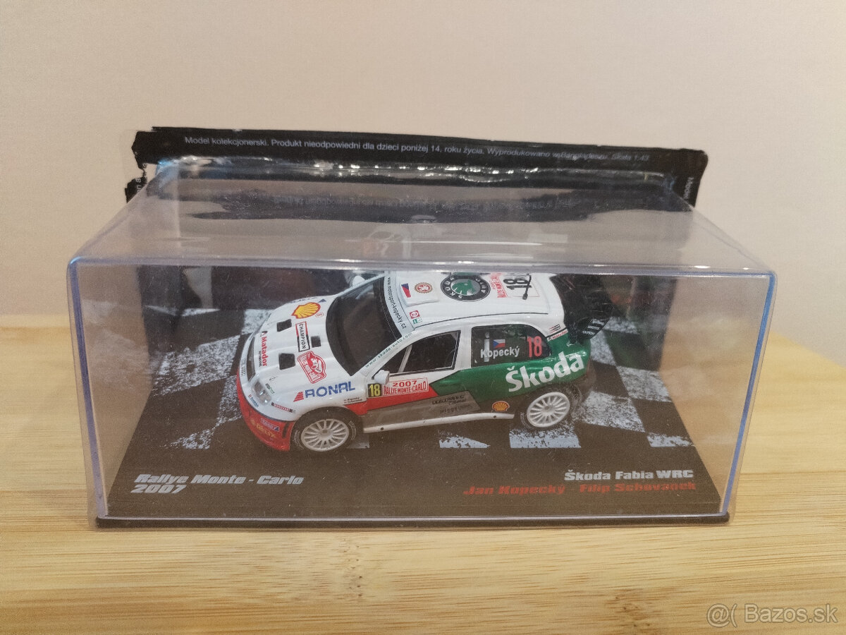 Predám model Škoda Fabia WRC v mierke 1:43 od DeAgostini - 6