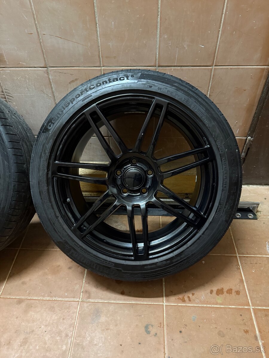 Predám disky Audi Speedline 5x112 R19 + letné pneu - 6