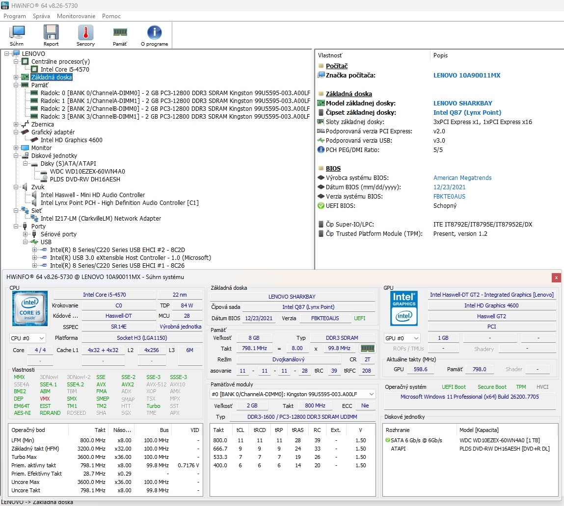 Intel Core i5 4570,8GB DDR3,1TB HDD,Win11 - 6