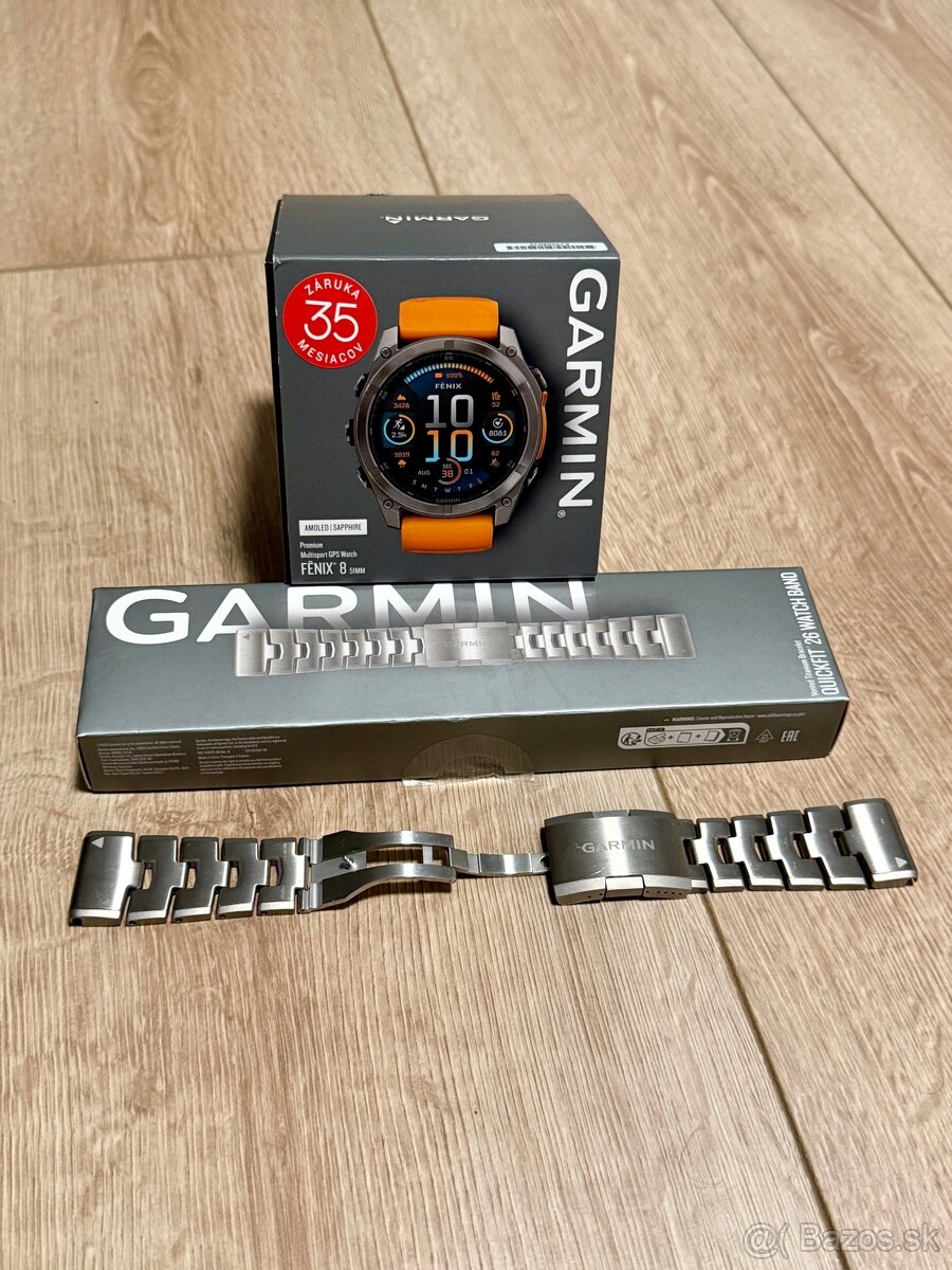 Garmin Fenix 8 - 51mm,AMOLED,Sapphire,Titanium - 6