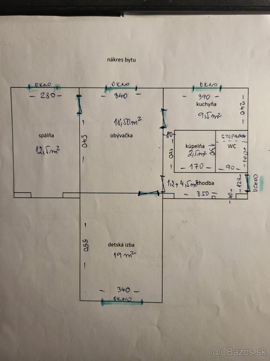 Na Malinovského ulici slnečný 67 m2 dobrý byt - 6