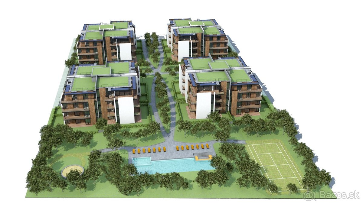 4-IZB. APART150 M² S VÝHĽADOM NA SĹŇAVU, 25 M BAZÉN - 6