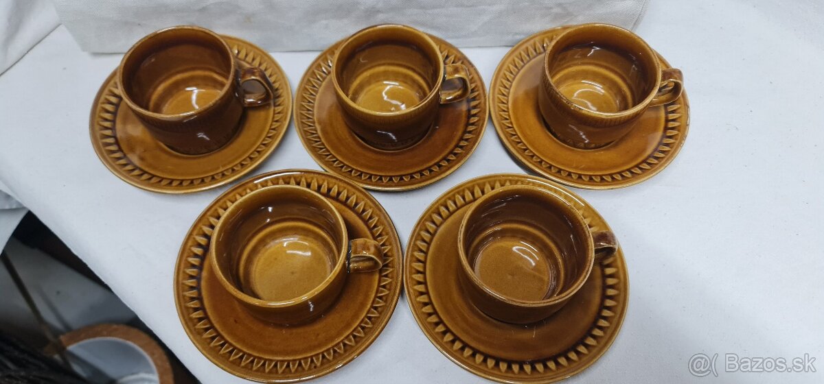 Čajová súprava KERA VITRAL Czechoslovakia ✨️ - 6