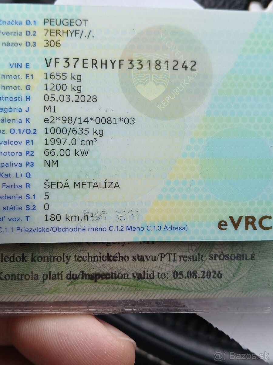 Peugeot 306 kombi - 6