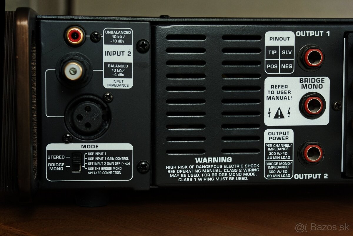 Behringer A500, 300w x 2 - 6