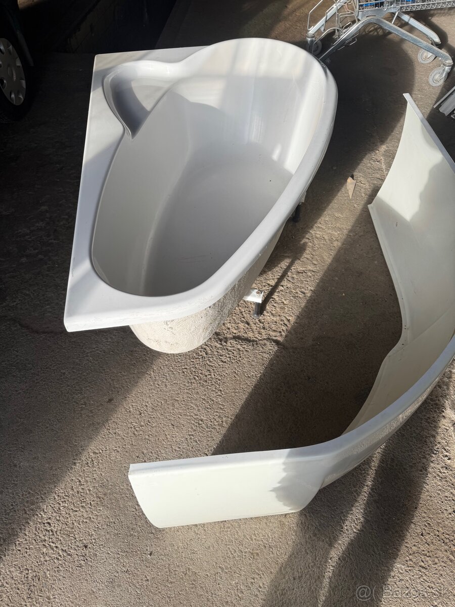 Laminátová vaňa rohova - 6