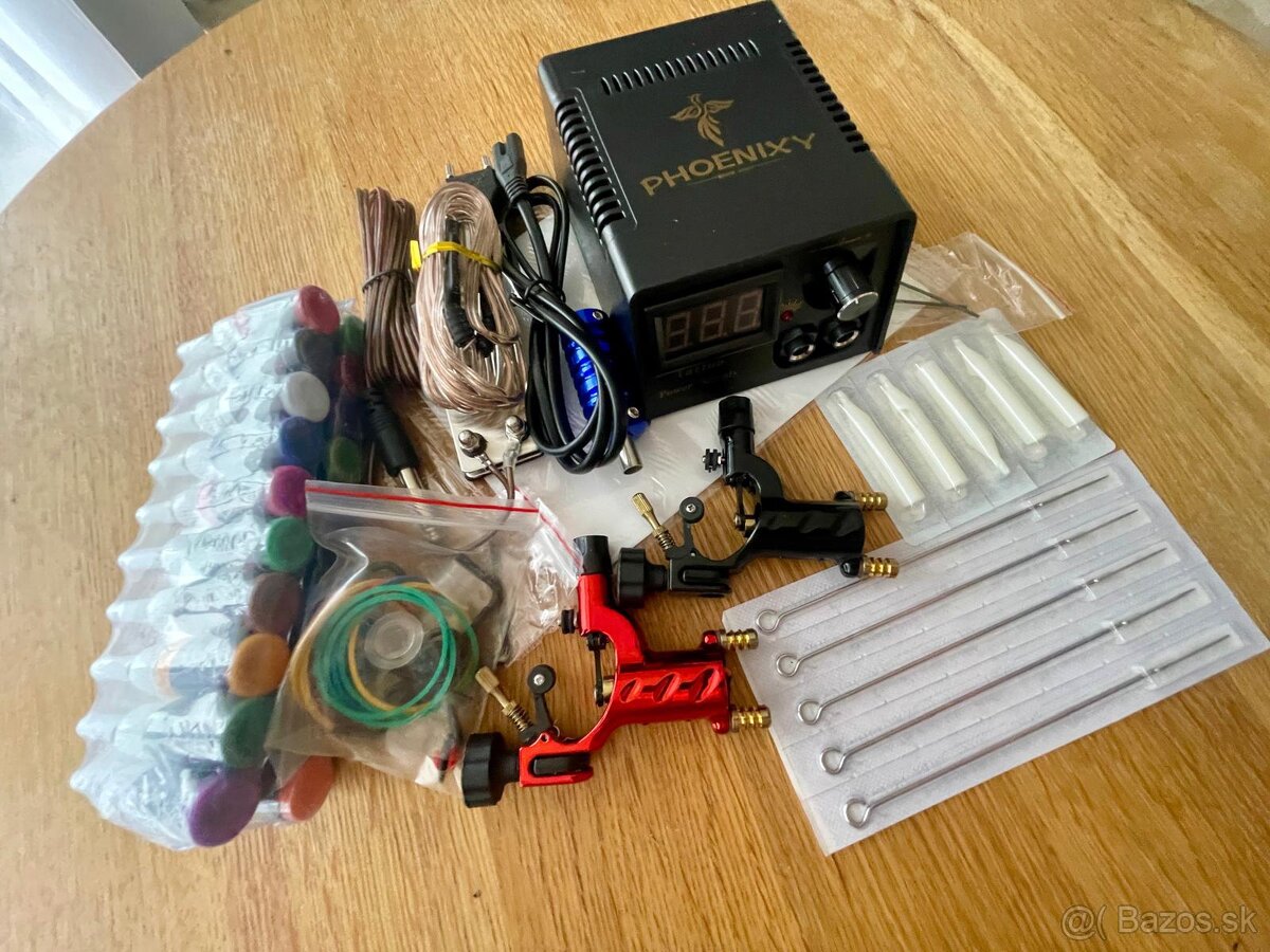 Tetovací strojček so sadou 75 - 6