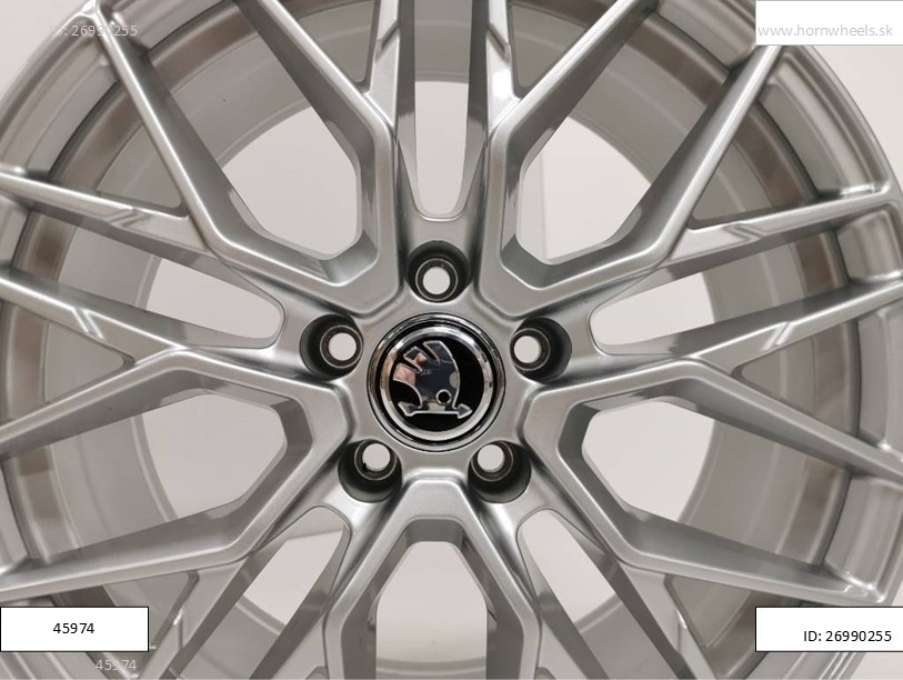 7,5J R17 5x112 ET47 Škoda Superb, Karoq alu disky 1222 - 6