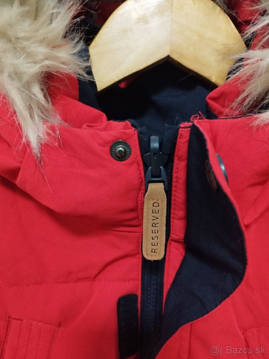 Chlapčenská obojstranná zimná bunda, veľ 146 - 6