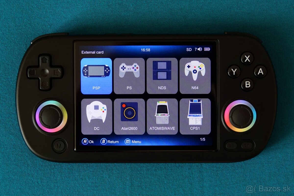 Anbernic RG40XX H WiFi Black ▬ Super SONY PSP (nová) - 6