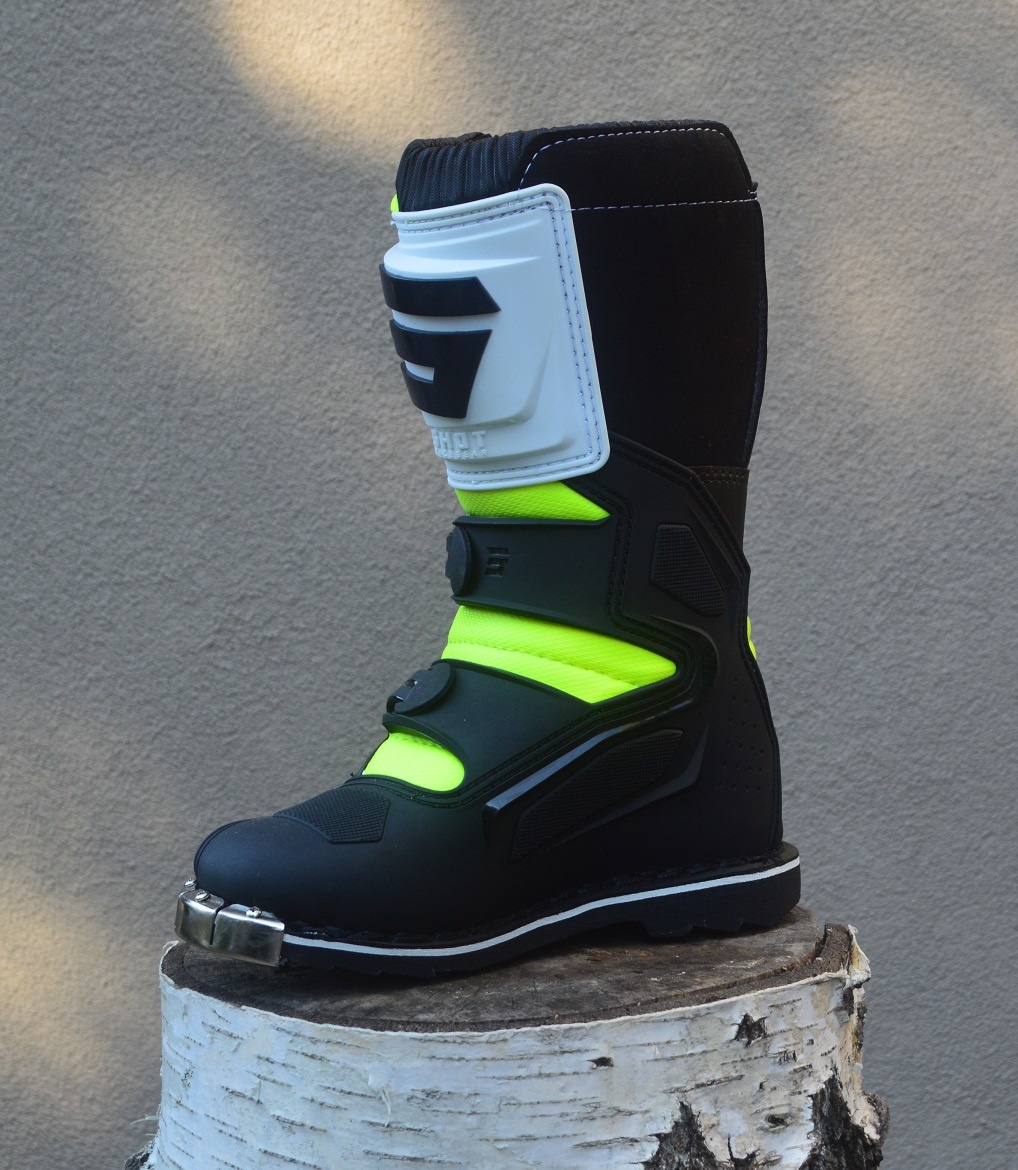 Detské čižmy topánky boty SHOT žlté fluo - 6