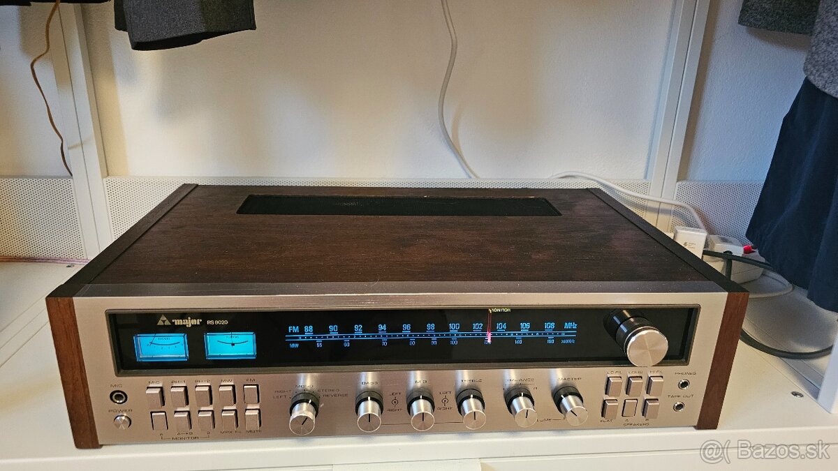 Vintage receiver Major RS 8020 top model a stav - 6