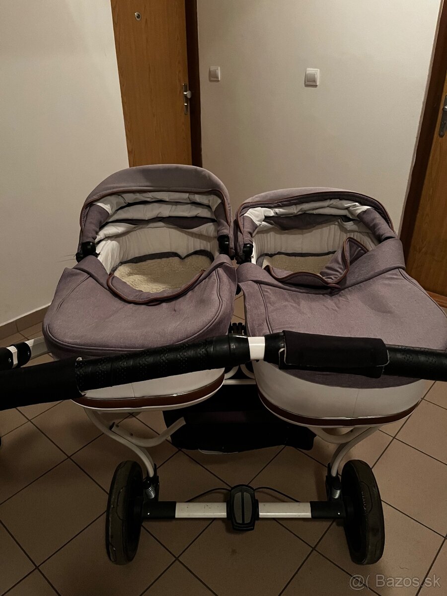 Kočík pre dvojičky Dalga - 6