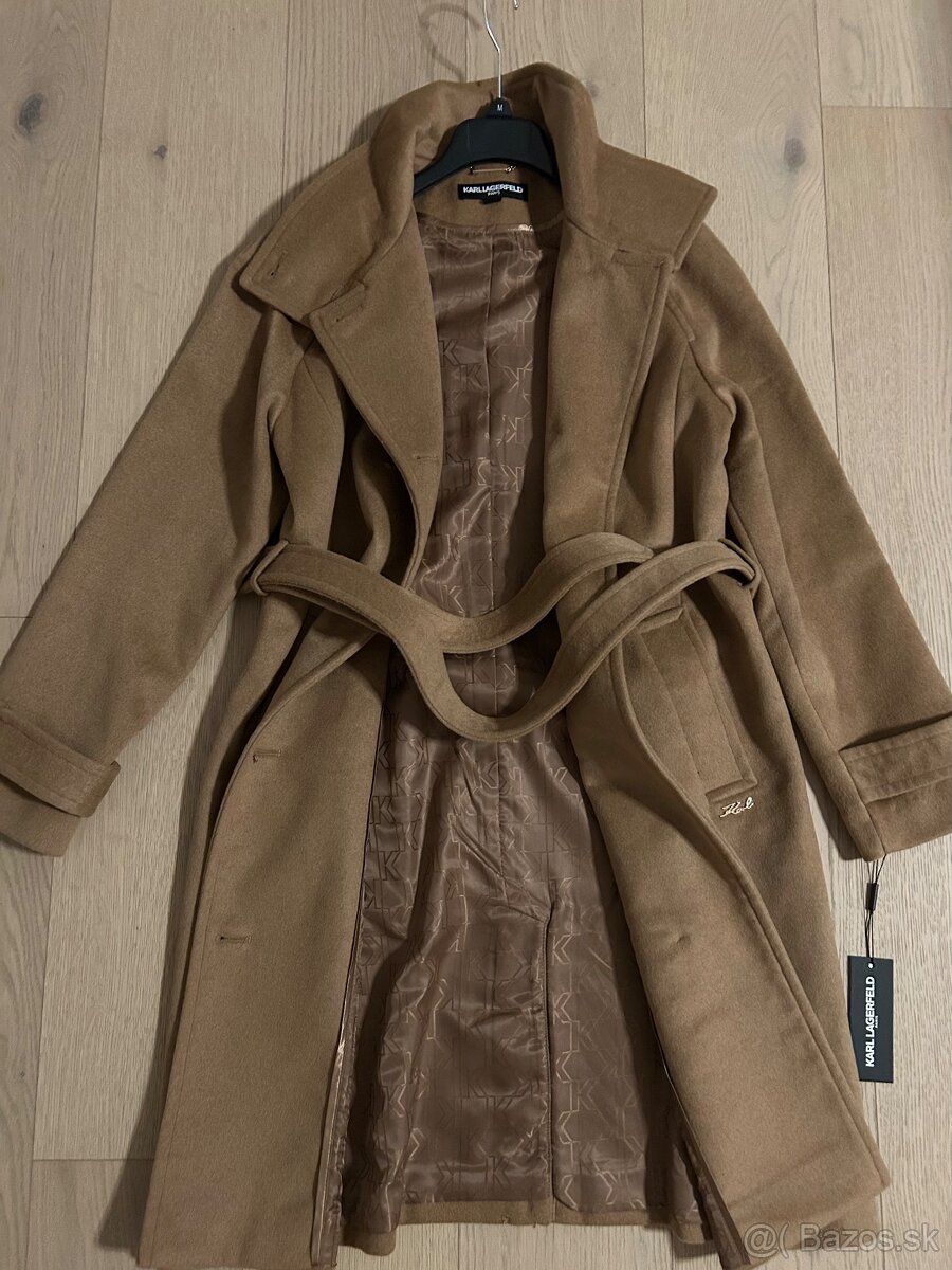 Karl Lagerfeld kabát M bledohnedý - 6