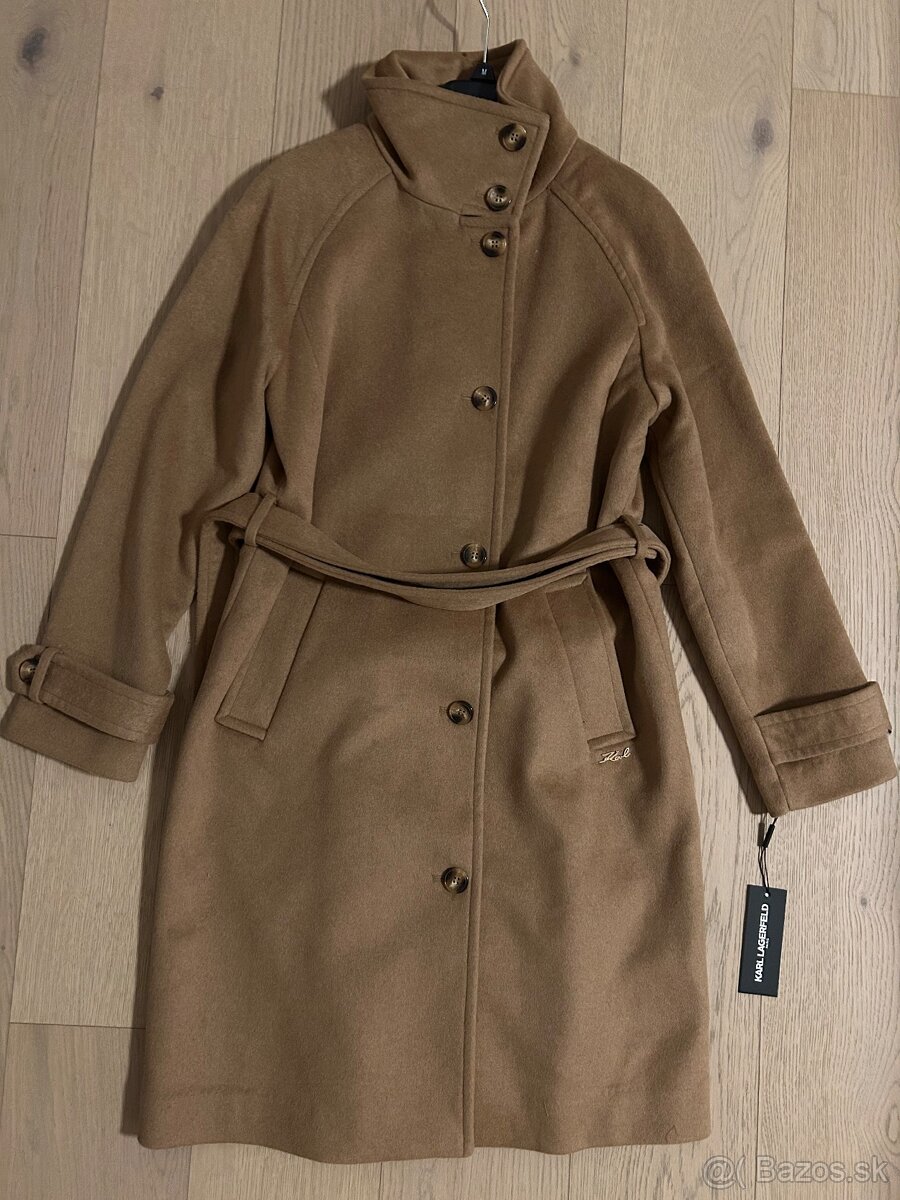 Karl Lagerfeld kabát M hnedý originál - 6