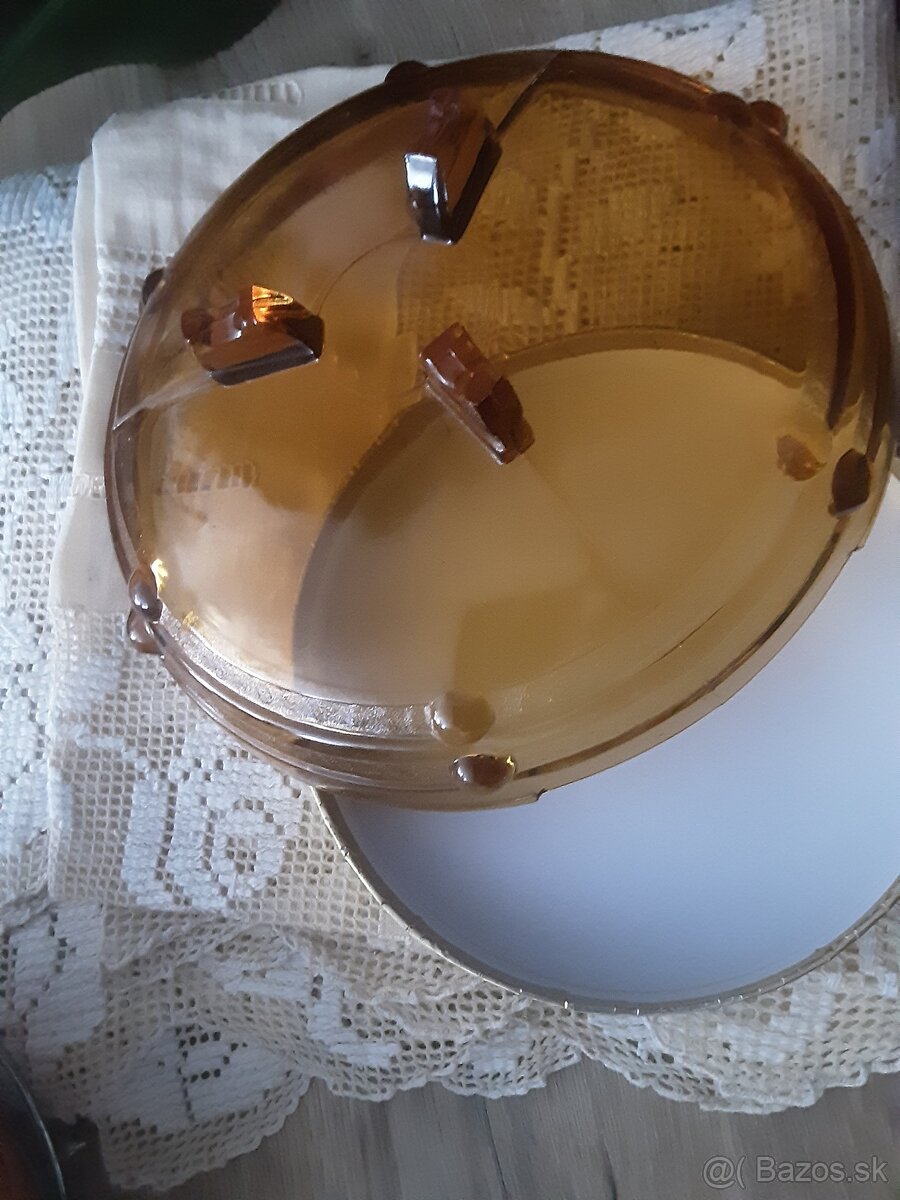 Predaj mix z liateho skla medovej farby - 6