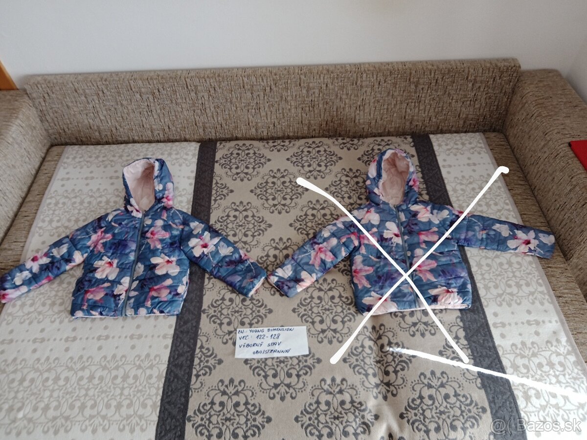 Sofshellove a zimné oblec. pre dvojičky dievčatká/,jednotliv - 6
