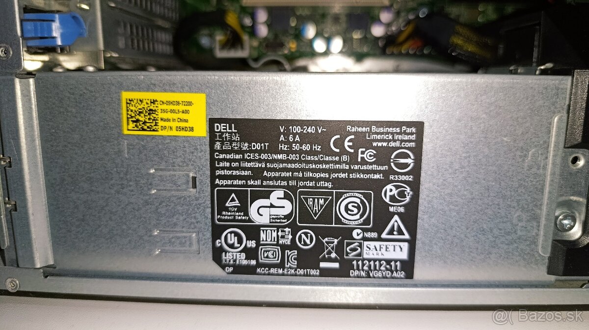 Predám výkonný PC DELL Precision T3600 - 6