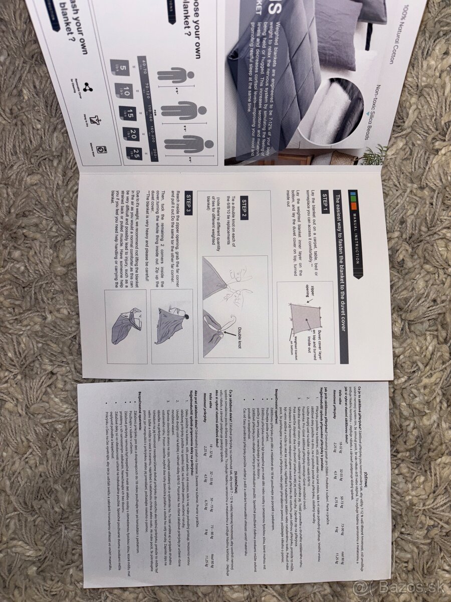 Záťažová deka 8kg - 6