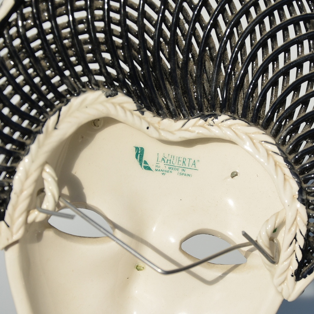 Porcelánová maska / soška, ešte v originálnom obale - 6