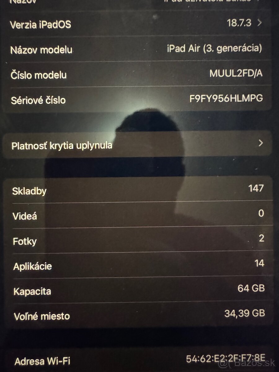 iPad Air 3 64gb iOS 18 - 6