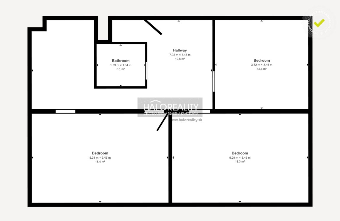 HALO reality - Predaj, trojizbový byt Lučenec - EXKLUZÍVNE H - 6