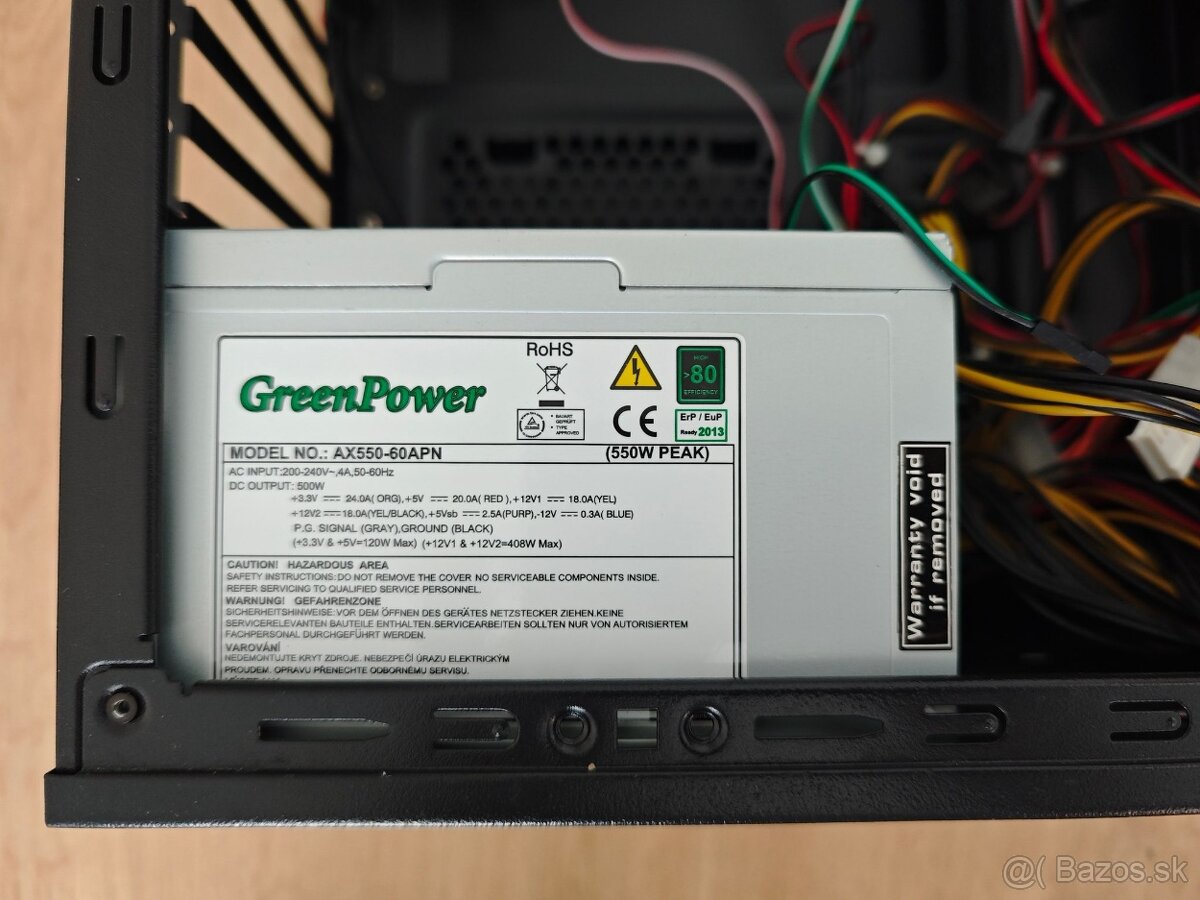 Pc skrinka Zalman ZM-T4 Mini Tower + Fortron ATX zdroj - 6