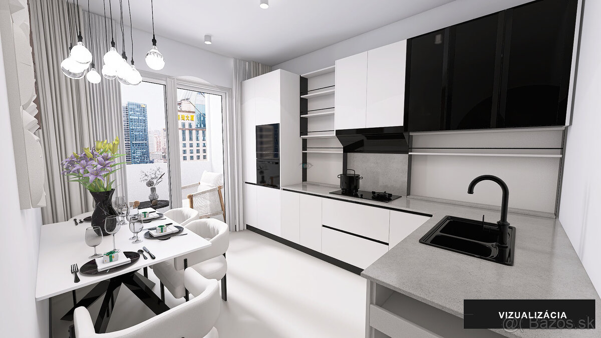 Na predaj 4 izb. byt, 89 m², VETERNICOVÁ + Garážové státie - 6