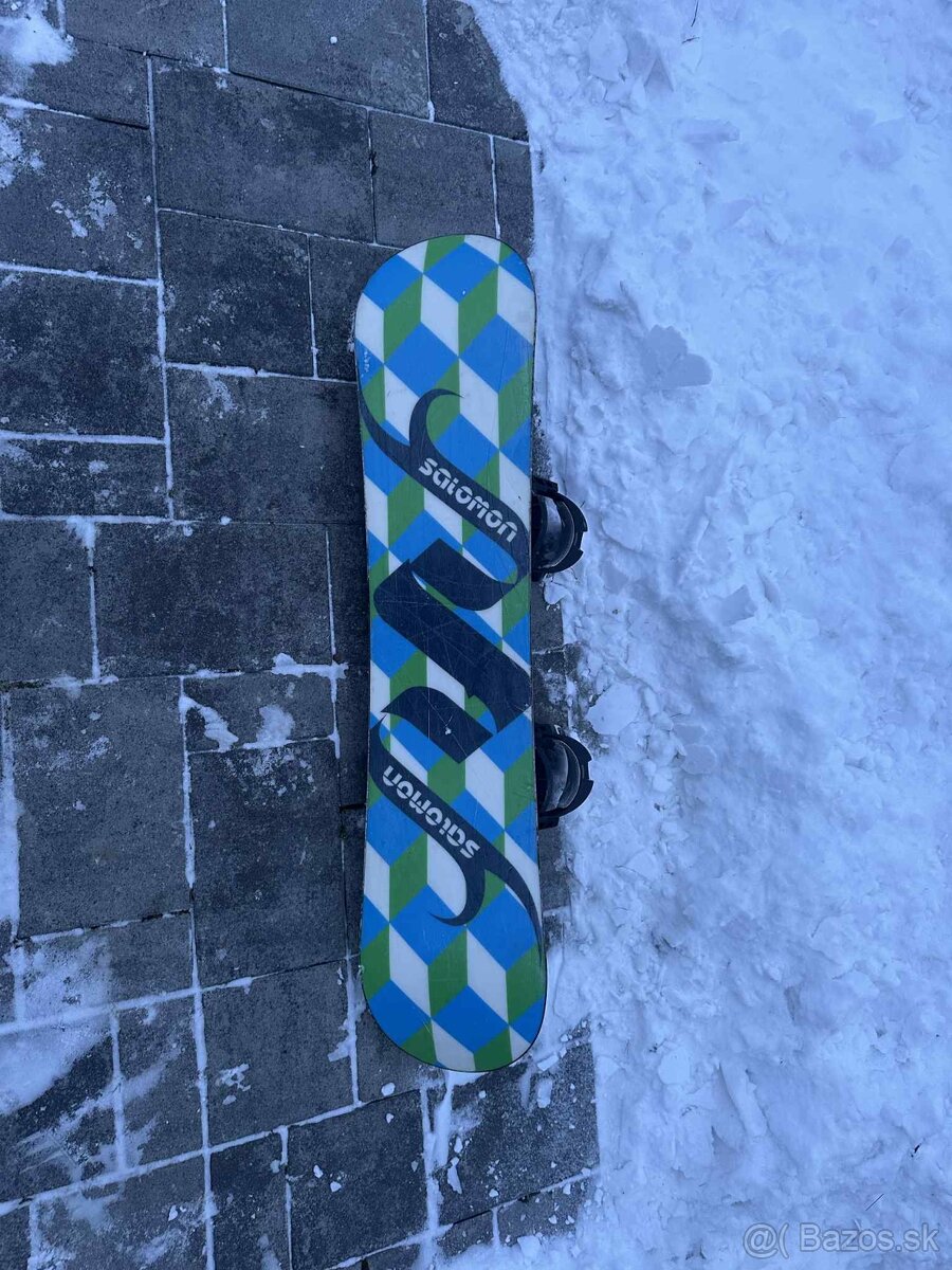 Predám detsky snowboard s topankami - 6