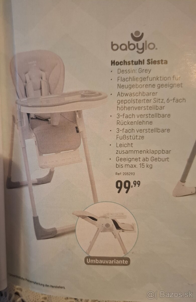 Detská jedálenská stolička - 6