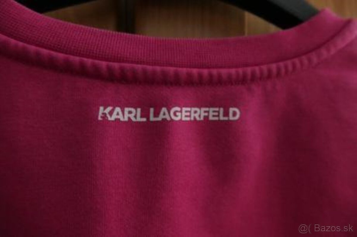 KARL LAGERFELD original nadherna, kvaltina mikina L/XL - 6