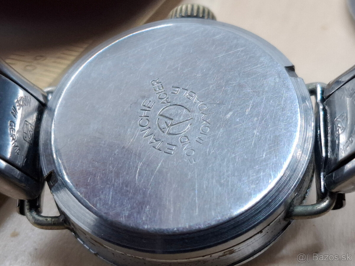 Predám funkčné starožitné náramkové hodinky Précia Etanche 4 - 6