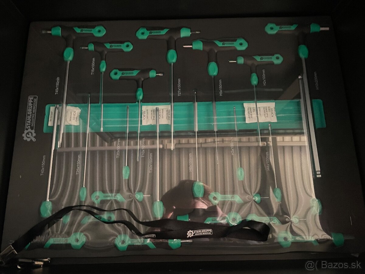 Dielenský vozík Stahlgruppe Jumbo + Aku set náradia - 6