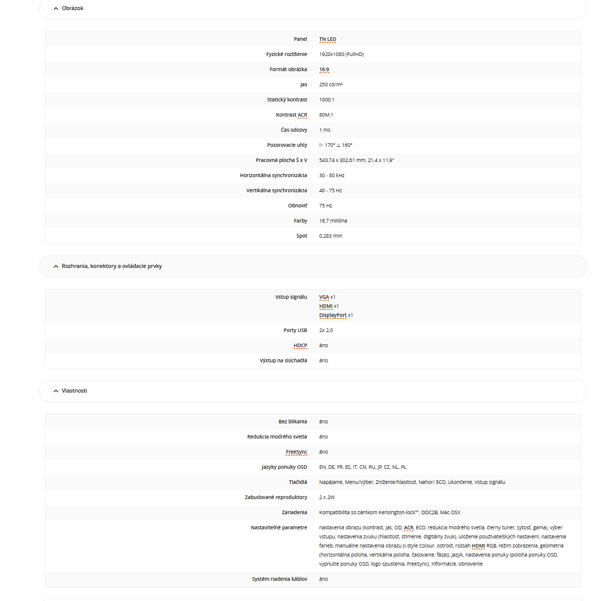 Monitor iiyama G-MASTER G2530HSU-B1 25" BLACK HAWK 1ms - 6