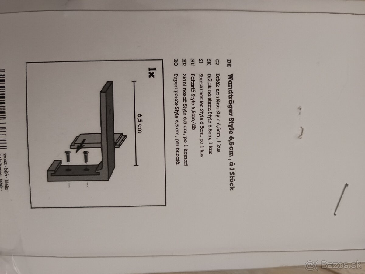 Držiak garnižovej tyče - 6