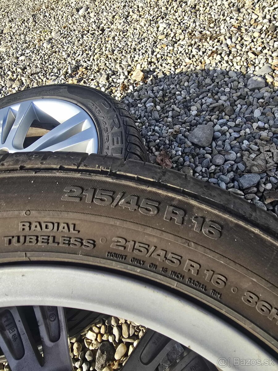 Predám elektróny Seat 5x100 R16 - 6