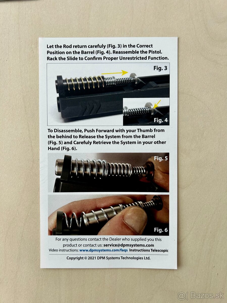 Vratná pružina DPM Systems pre Glock 26/27/28/33/39 - 6