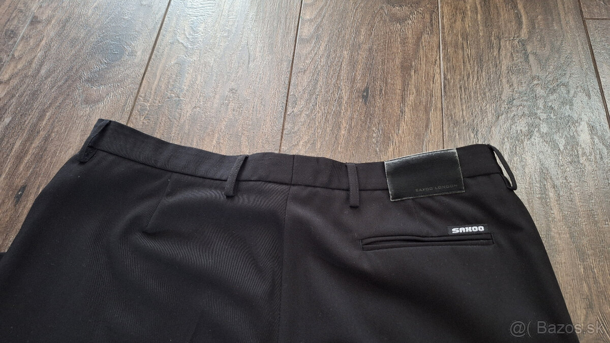 Čierny oblek Saxoo - 6