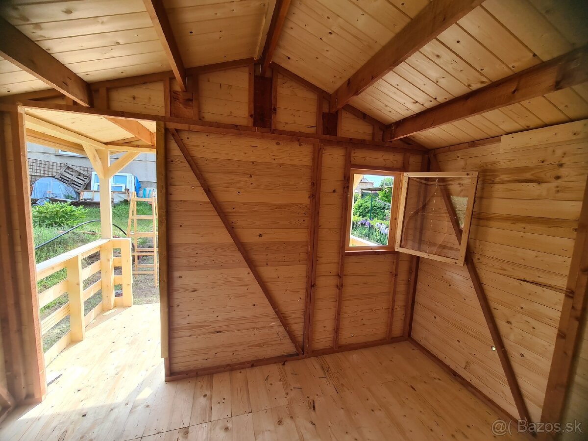 Záhradná drevena chatka 3.5x5m DOPRAVA ZDARMA - 6