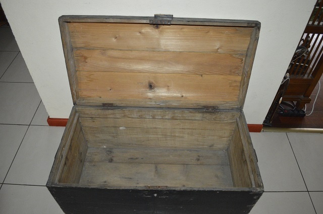 predam velka drevena starozitna truhlica - 6