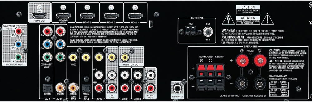 Reciever Yamaha HTR-3065 - 6