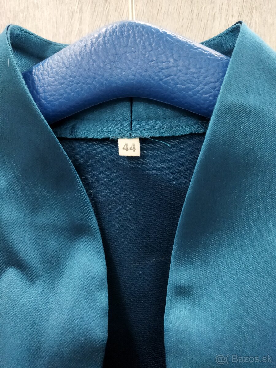 Predam elegantne modre saty v. 44 - 6