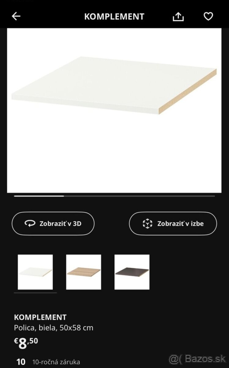 Predám skriňu PAX s dvierkami - IKEA - 6
