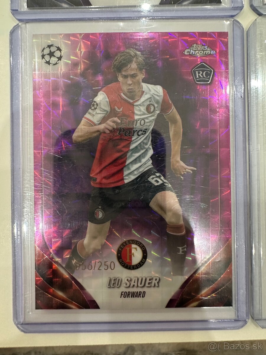 RC FUTBALOVÉ KARTY TOPPS CHROME KARTIČKY ZBERATEĽSKÉ - 6