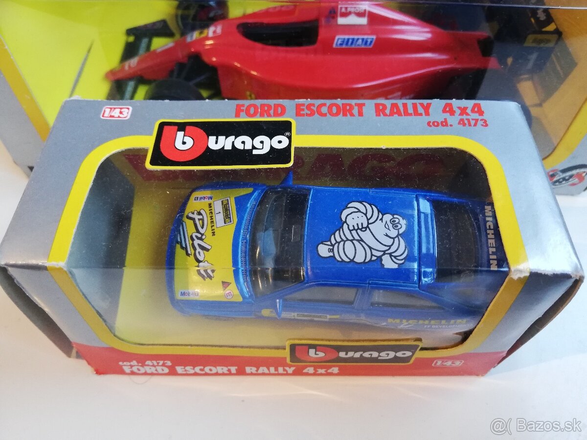 2x Bburago 1:24 Ferrari 641 +1:43 Ford Escort - 6